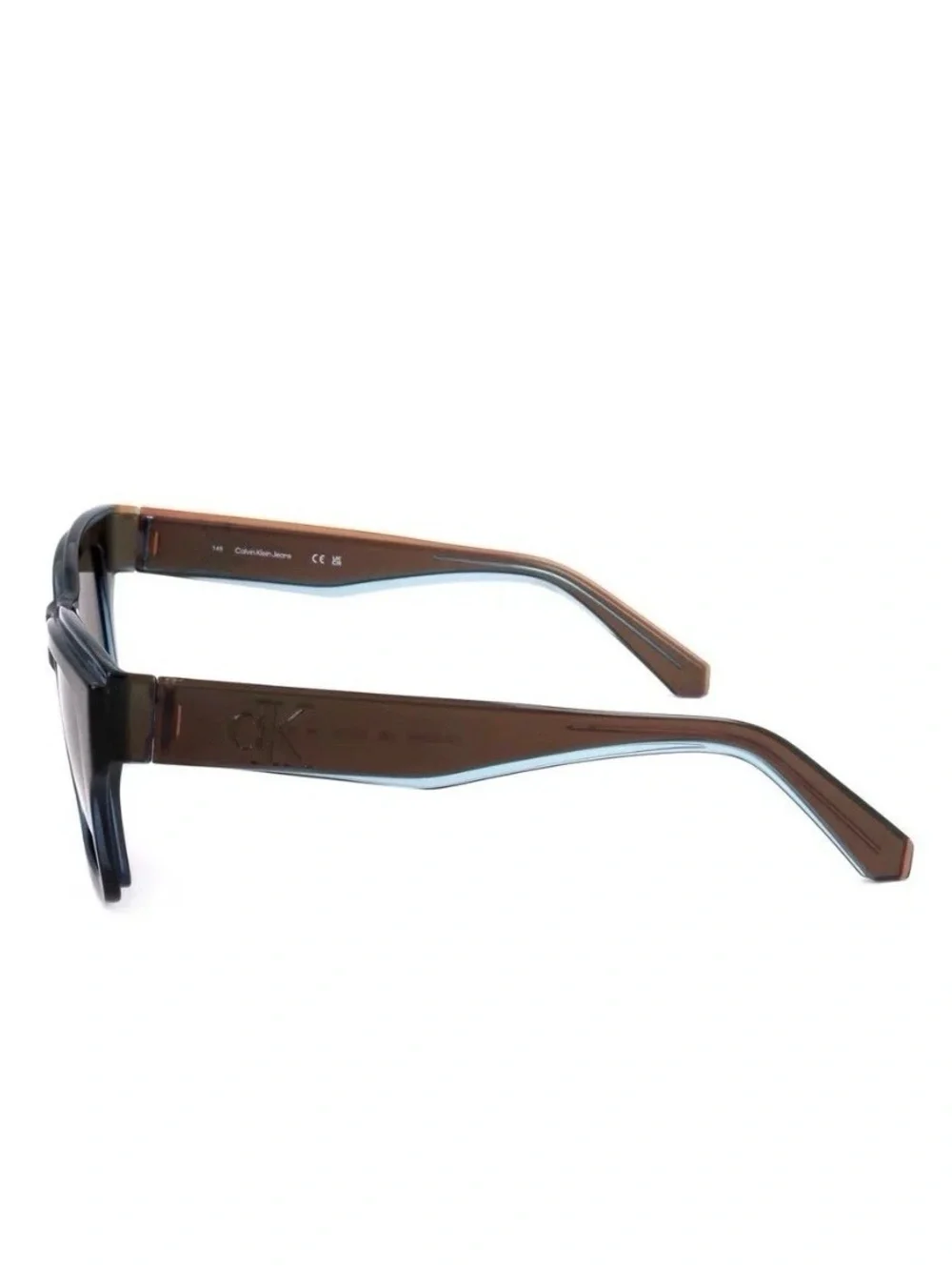 NEW Calvin Klein Jeans CKJ24609S Taupe Square Sunglasses 53mm – New with Case